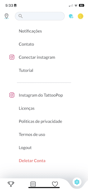 Tutorial deletar conta